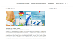 Desktop Screenshot of bauchfett-verbrennen.info